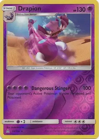 Ultra Prism Drapion #55/156 reverse holo